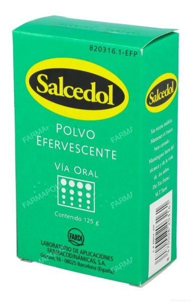 Salcedol polvo oral