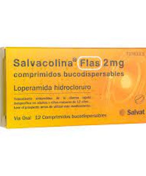 Salvacolina flas 2mg - Antidiarreico a base de derivados opiáceos, utilizados en el tratamiento de la diarrea aguda.