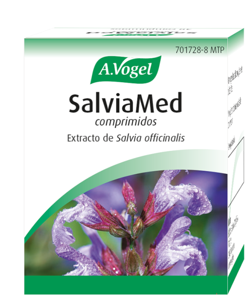 Salviamed 51 mg. - Alivia los sofocos, sudoración y demás síntomas asociados a la menopausia .<br>
