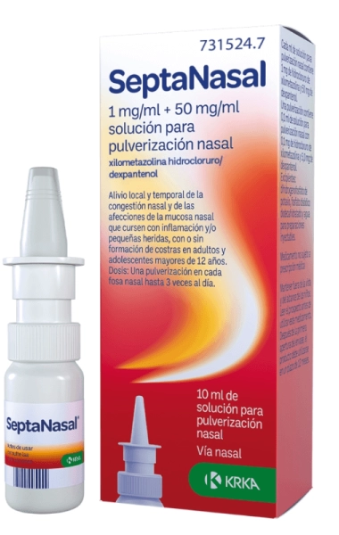 Septanasal 1mg/ml + 50mg/ml