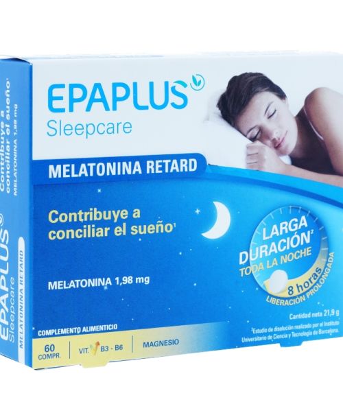 Sleepcare Melatonin - Disminuir el tiempo necesario para conciliar el sueño.