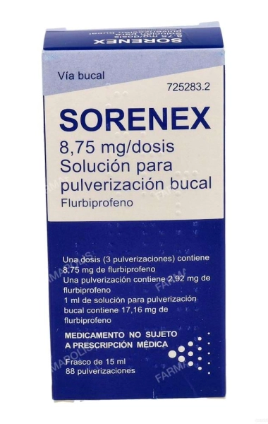 Sorenex 8.75mg spray