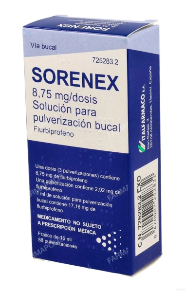 Sorenex 8.75mg spray
