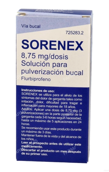 Sorenex 8.75mg spray