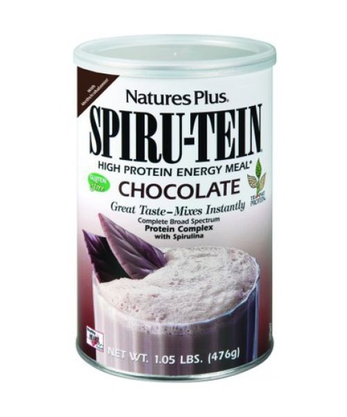 Spiru-Tein Chocolate - Batido de proteína vegetal con espirulina, vitaminas y minerales.