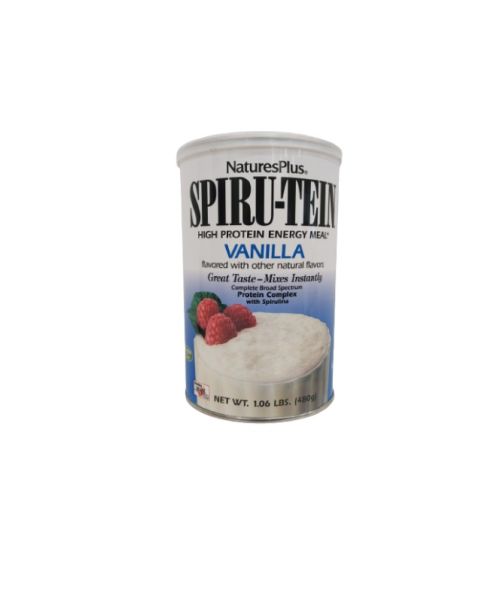 Spiru-Tein Vainilla - Batido de proteína vegetal con espirulina, vitaminas y minerales.