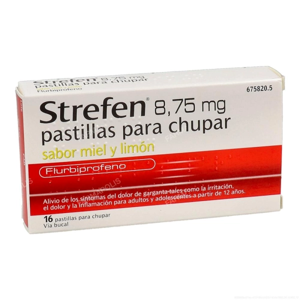 Strefen 8.75mg miel y limón