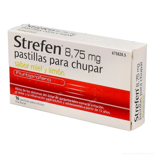 Strefen 8.75mg miel y limón