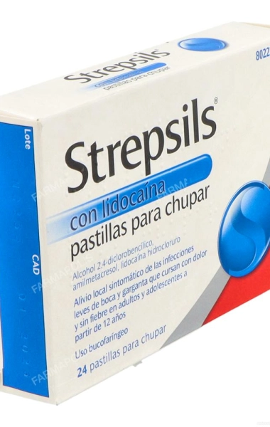 Strepsils lidocaína 