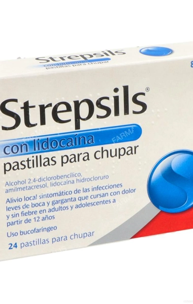 Strepsils lidocaína 