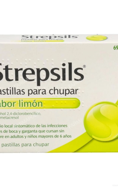Strepsils sabor limón