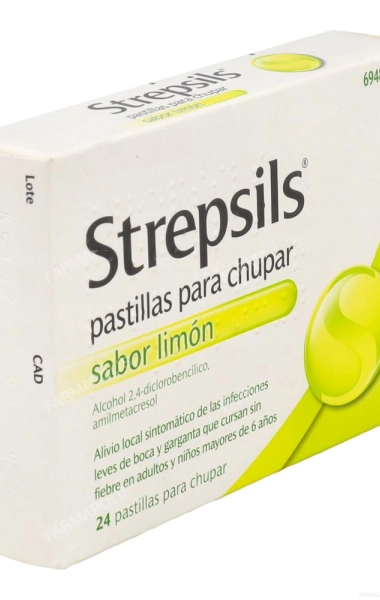 Strepsils sabor limón