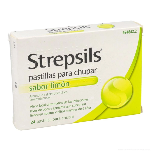 Strepsils sabor limón