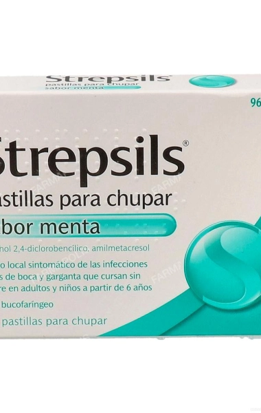 Strepsils Sabor Menta Strepsils Sabor Menta