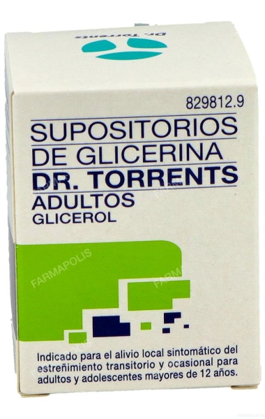 Supositorios glicerina dr torrents adultos (3.27 g)