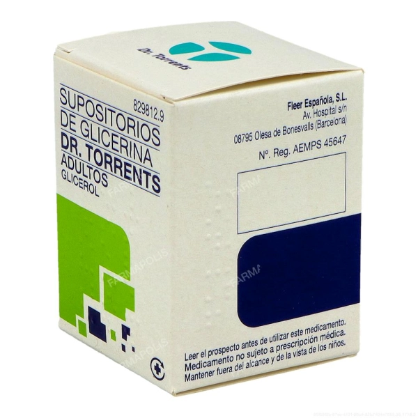 Supositorios glicerina dr torrents adultos (3.27 g)