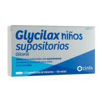 Supositorios glicerina glycilax niños