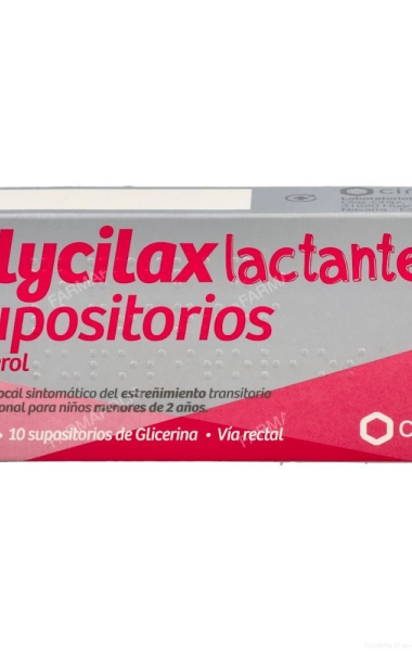 Supositorios glicerina glycilax lactantes 