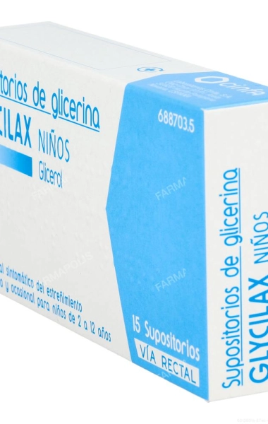 Supositorios glicerina glycilax niños