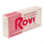 Supositorios glicerina rovi lactantes 