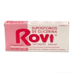 Supositorios glicerina rovi lactantes 