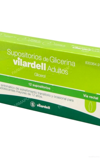 Supositorios glicerina vilardell adultos 