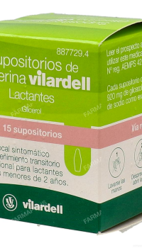 Supositorios glicerina vilardell lactantes (0.92 g)