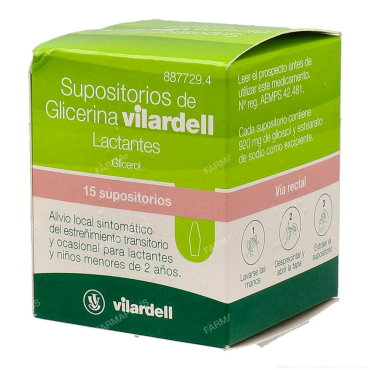  - Laxantes. Libera el intestino en caso de estreñimiento en la parte final del colon de los lactantes.