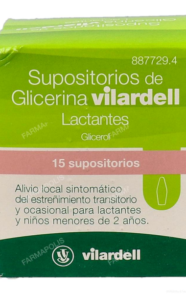 Supositorios glicerina vilardell lactantes (0.92 g)