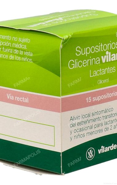 Supositorios glicerina vilardell lactantes (0.92 g)