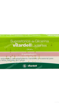 Supositorios glicerina vilardell lactantes 