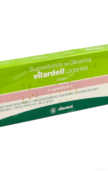 Supositorios glicerina vilardell lactantes 