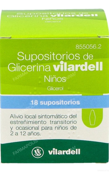Supositorios glicerina vilardell niños tarro