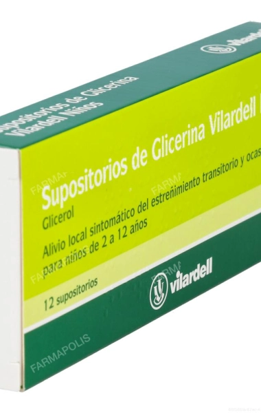 Supositorios glicerina vilardell niños
