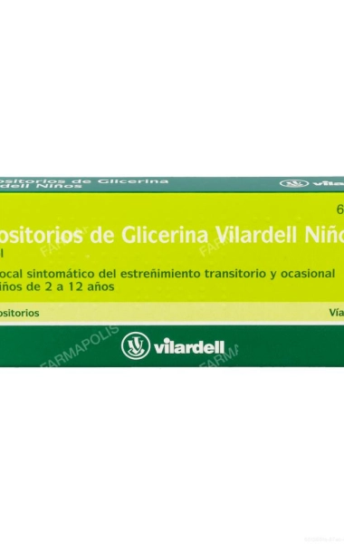 Supositorios glicerina vilardell niños