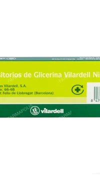 Supositorios glicerina vilardell niños
