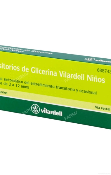 Supositorios glicerina vilardell niños
