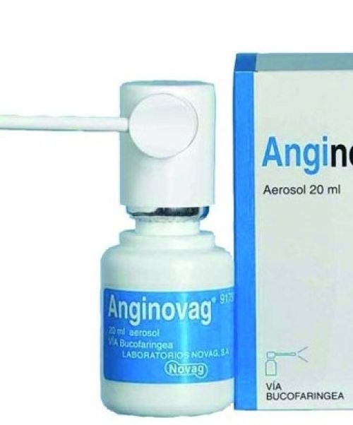 Anginovag  - Trata el dolor, picor o irritación de garganta. Lleva además un poco de anestésico para dormir un poco la zona de las anginas.