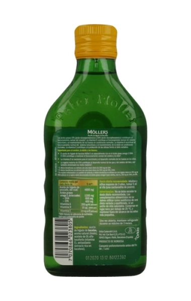 Aceite de Hígado de Bacalao Sabor Limón 