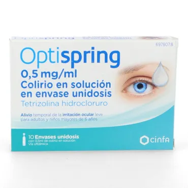  - Alivio temporal de la irritación ocular leve, para adultos y niños mayores de 6 años.