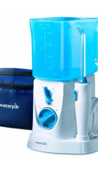 Waterpik Irrigador bucal eléctrico traveler azul turquesa