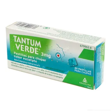  - Calman el dolor y la irritación de garganta. Poseen un poco de anestésico con lo que adormecen un poco la zona. Agradable sabor a eucalipto. 