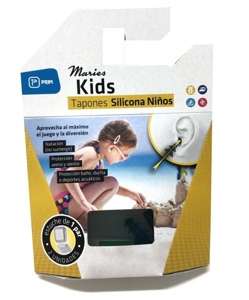 Tapones silicona niños Maries - Tapones de silicona para los oídos que han sido diseñados para ser utilizados de forma segura y confortable en los más pequeños de la casa, gracias a su tamaño y su diseño.