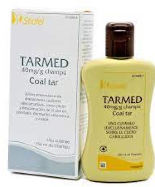 Tarmed coaltar champú - Champú que calma el picor y la caspa del cuero cabelludo causado por dermatitis seborreica o psoriasis.