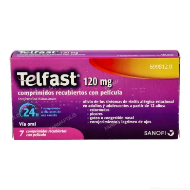  - Comprimidos para tratar diferentes síntomas derivados de la alergia, como lagrimeo, moqueo, congestión y estornudos.