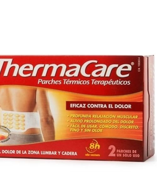 Thermacare Lumbar/Cadera  - Calor para contracuras, lumbagos, dolores musuculares... El parche con efecto calor proporciona alivio del dolor muscular/articular asociado a: cansancio, lumbagos, contracturas, tensión muscular, sobreesfuerzo, esguinces, artritis, artrosis...