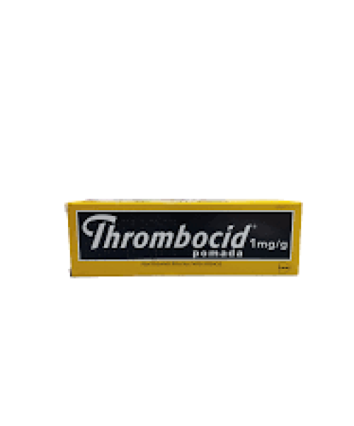 Thrombocid 1mg/g - Es una pomada específica para tratar las varices, los hematomas y los golpes. Mejoran la circulación ayudando a los trastornos venosos, la pesadez de piernas y los moratones.