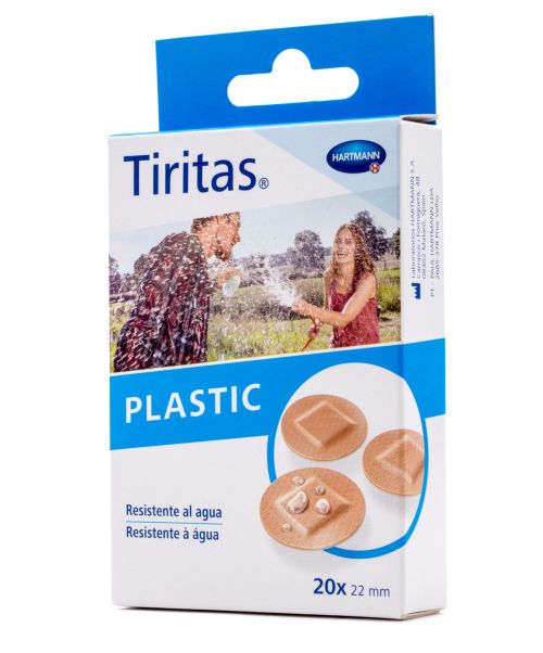 Tiritas Plastic 20 x 22 mm - Son unas tiritas para cuidar y proteger la piel de zonas afectadas por heridas o pequeños cortes, de una forma rápida y adecuada.