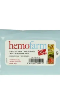 Toallitas Higiénicas Hemofarm Plus