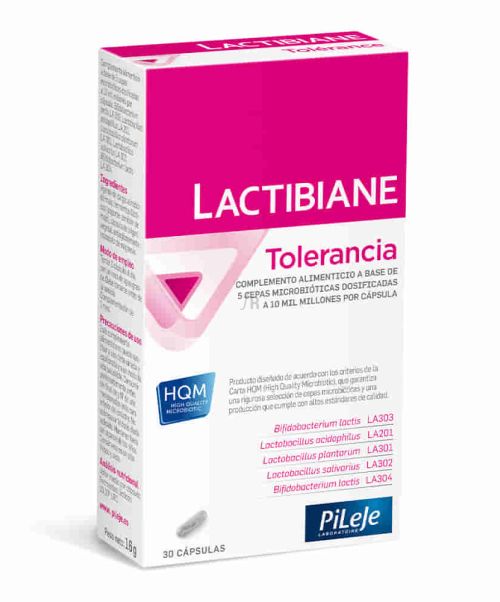  Tolerance Lactibiane - Probiótico para casos de intolerancia alimentaria. Contribuye al bienestar digestivo. 